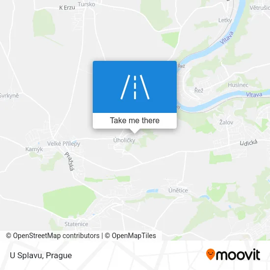 Карта U Splavu