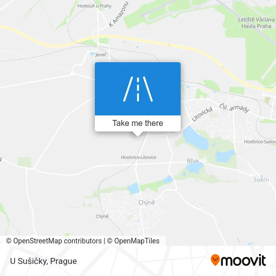 Карта U Sušičky