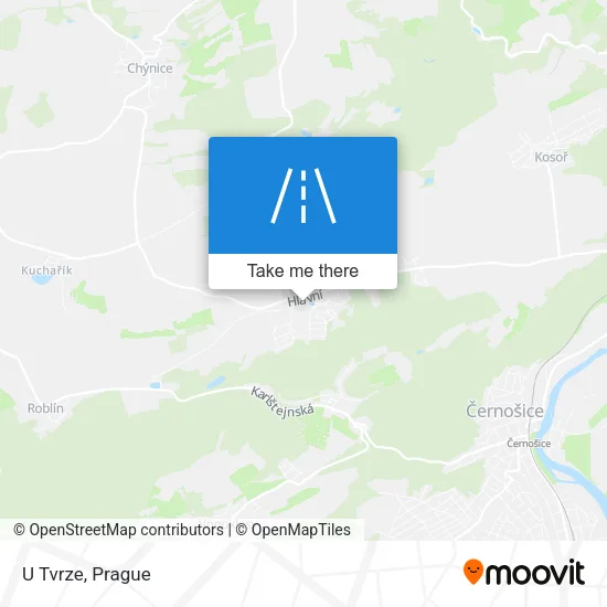 Карта U Tvrze