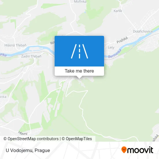 Карта U Vodojemu