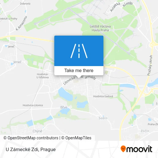 Карта U Zámecké Zdi