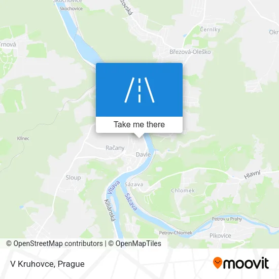 V Kruhovce map