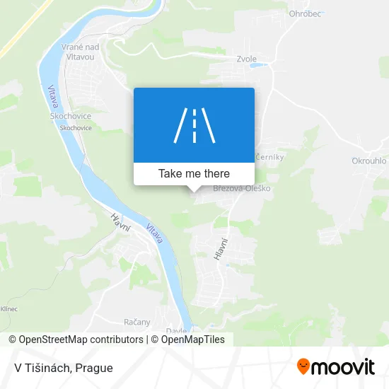 Карта V Tišinách