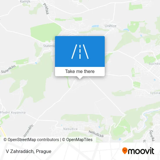 Карта V Zahradách
