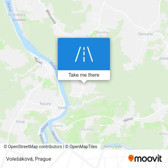 Карта Volešáková