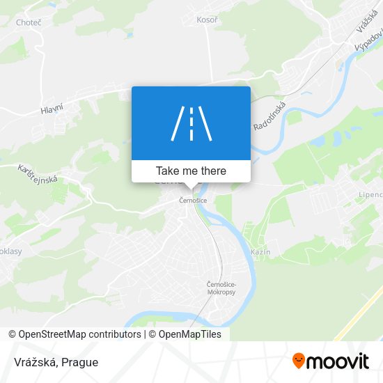 Vrážská map