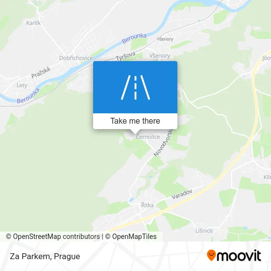 Карта Za Parkem