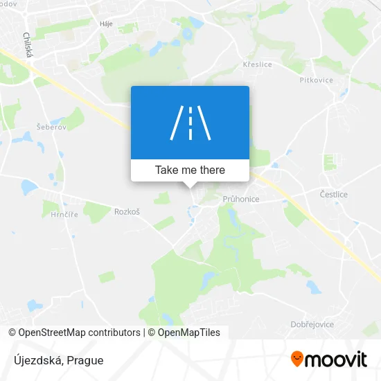 Карта Újezdská