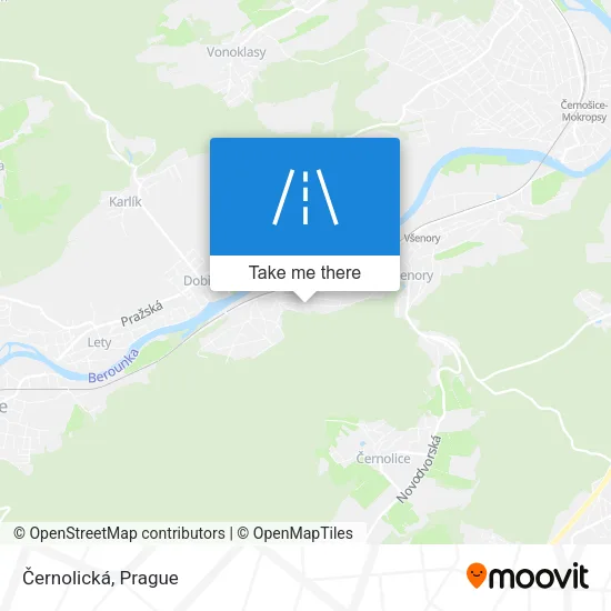 Карта Černolická