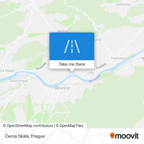 Карта Černá Skála