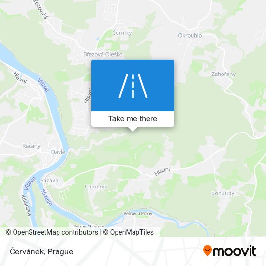 Карта Červánek