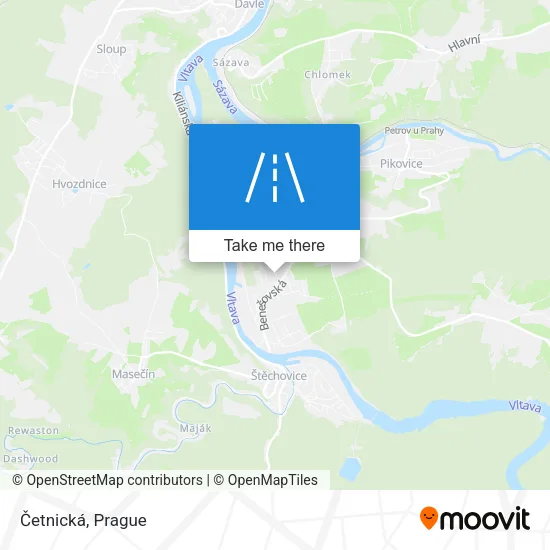 Četnická map