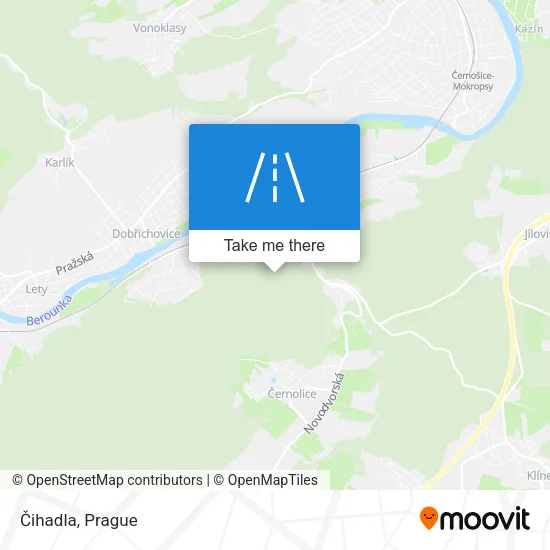 Карта Čihadla