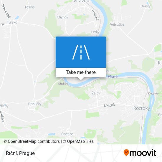 Říční map
