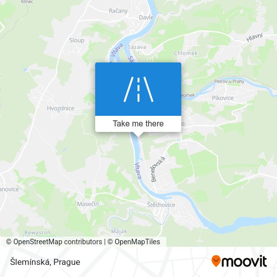 Šlemínská map