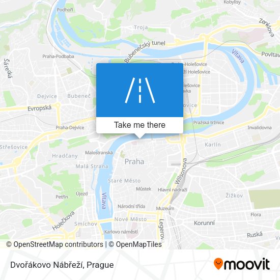 Dvořákovo Nábřeží map