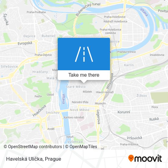 Havelská Ulička map