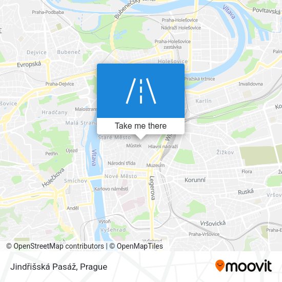 Jindřišská Pasáž map