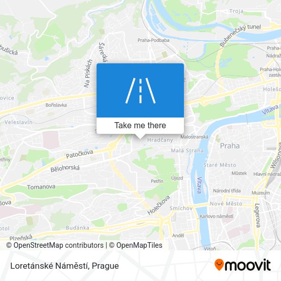 Loretánské Náměstí map