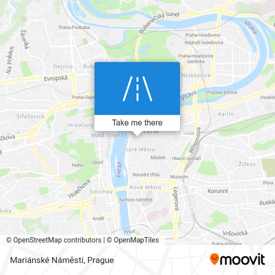 Mariánské Náměstí map