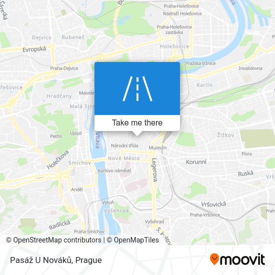 Pasáž U Nováků map