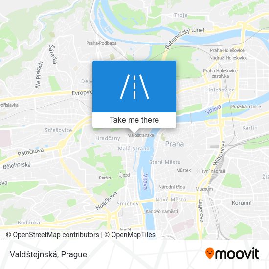 Valdštejnská map