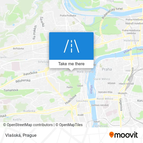 Карта Vlašská