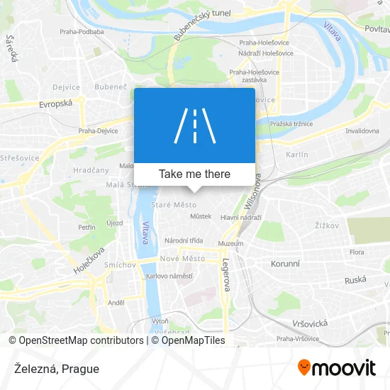 Карта Železná