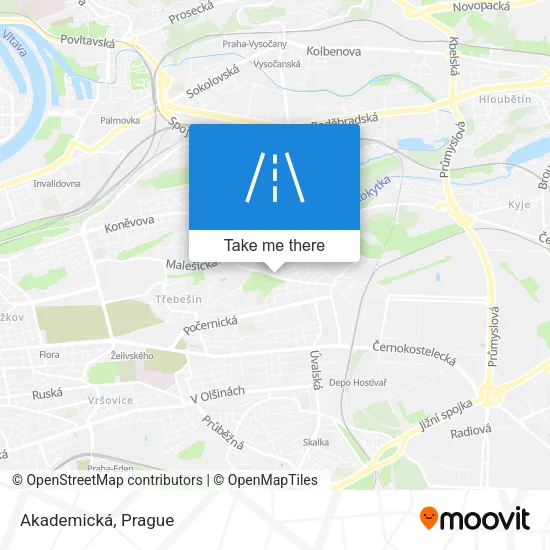 Карта Akademická