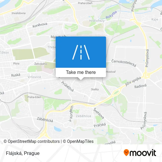 Карта Flájská