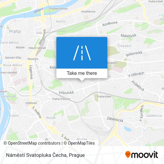 Náměstí Svatopluka Čecha map