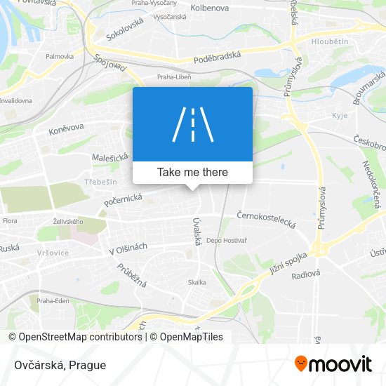 Ovčárská map