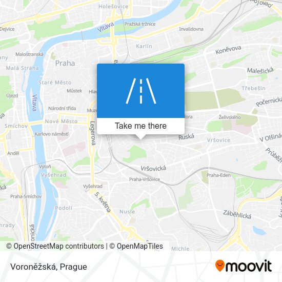Voroněžská map