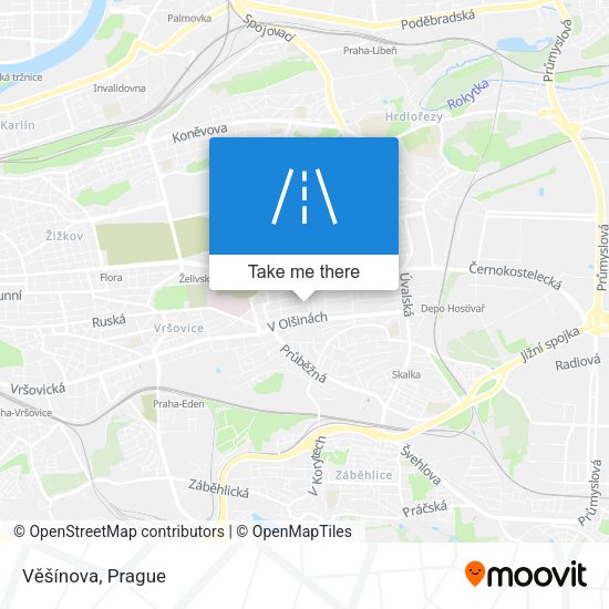 Věšínova map