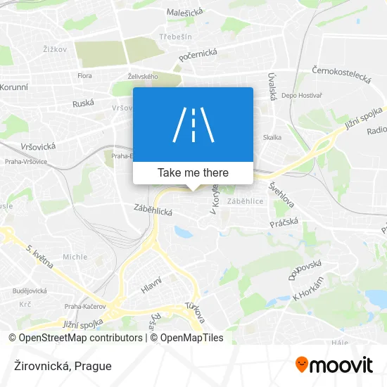Карта Žirovnická
