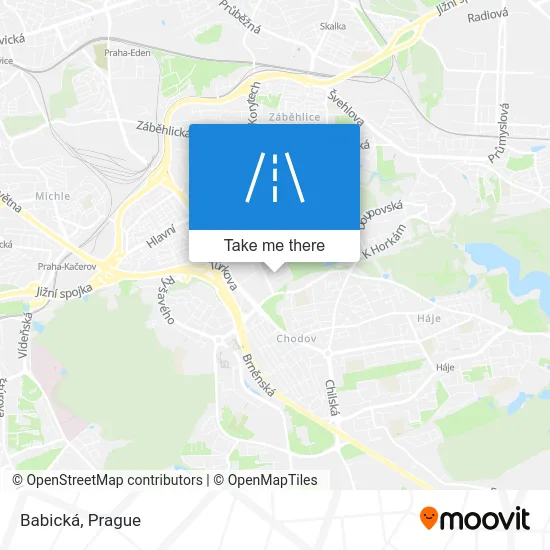 Карта Babická