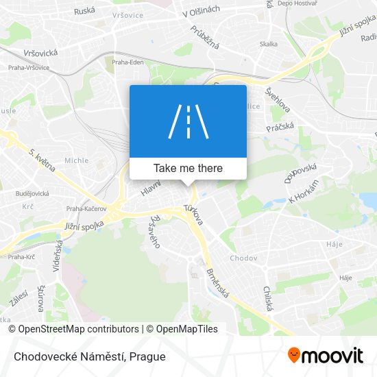 Chodovecké Náměstí map