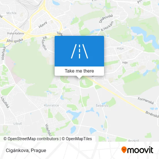 Cigánkova map