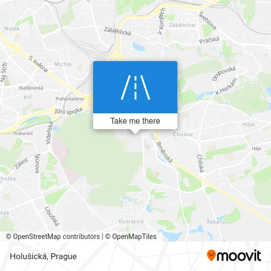 Карта Holušická