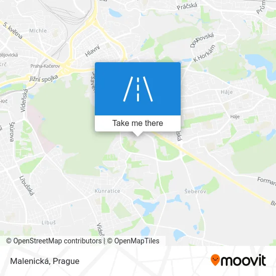 Карта Malenická