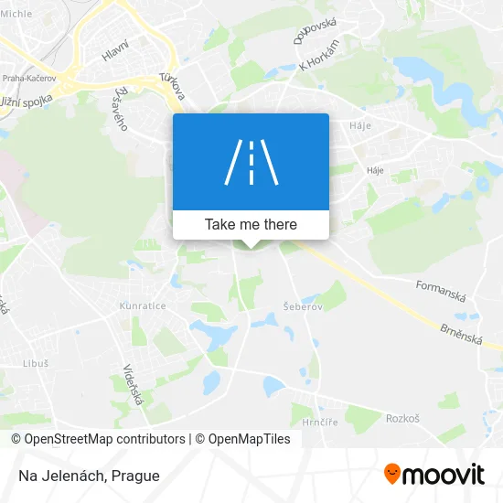 Карта Na Jelenách