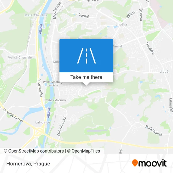Карта Homérova