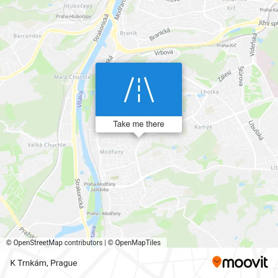 Карта K Trnkám