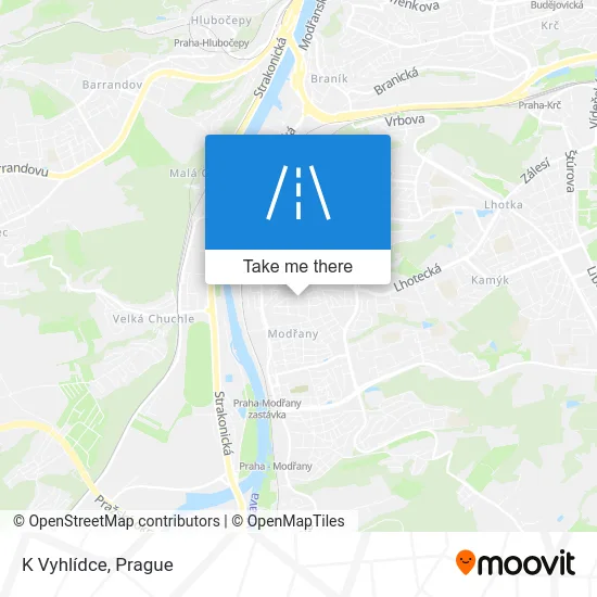 Карта K Vyhlídce