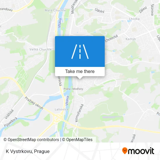 Карта K Vystrkovu