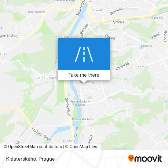 Карта Klášterského