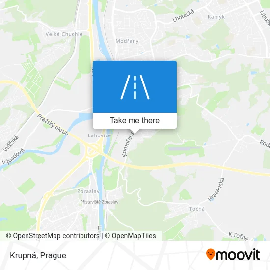 Карта Krupná