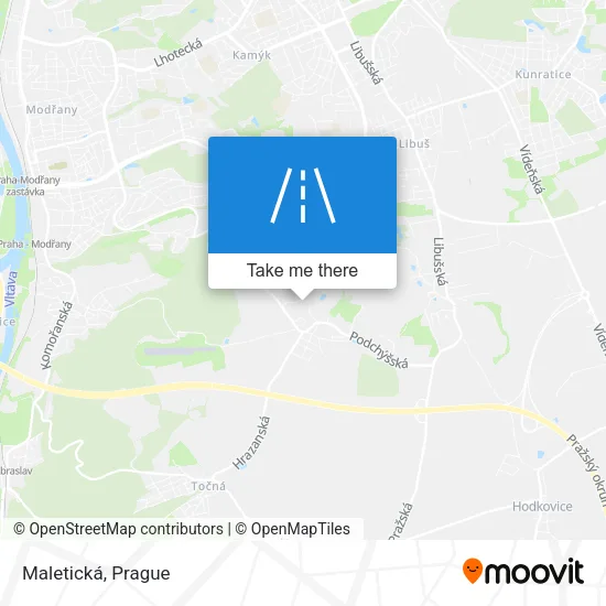 Карта Maletická