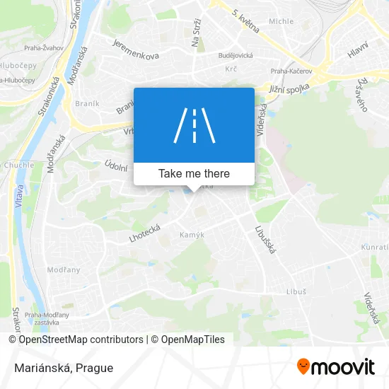 Карта Mariánská