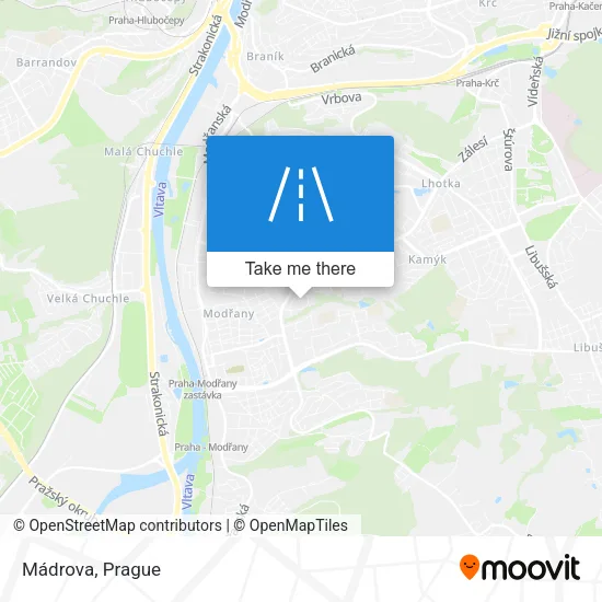 Карта Mádrova